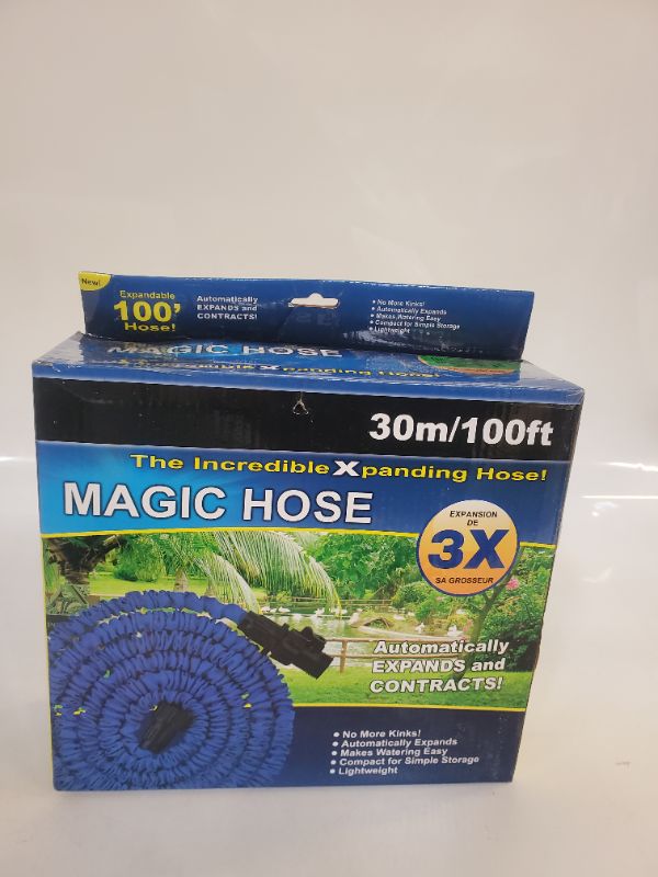 Photo 4 of 100FT MAGIC EXPANDING HOSE KINK AND TANGLE FREE LIGHTWEIGHT EASY RELEASE CONNECTORS NEW IN BOX  