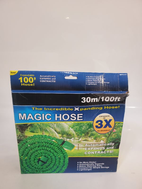 Photo 5 of 100FT MAGIC EXPANDING HOSE KINK AND TANGLE FREE LIGHTWEIGHT EASY RELEASE CONNECTORS NEW IN BOX  