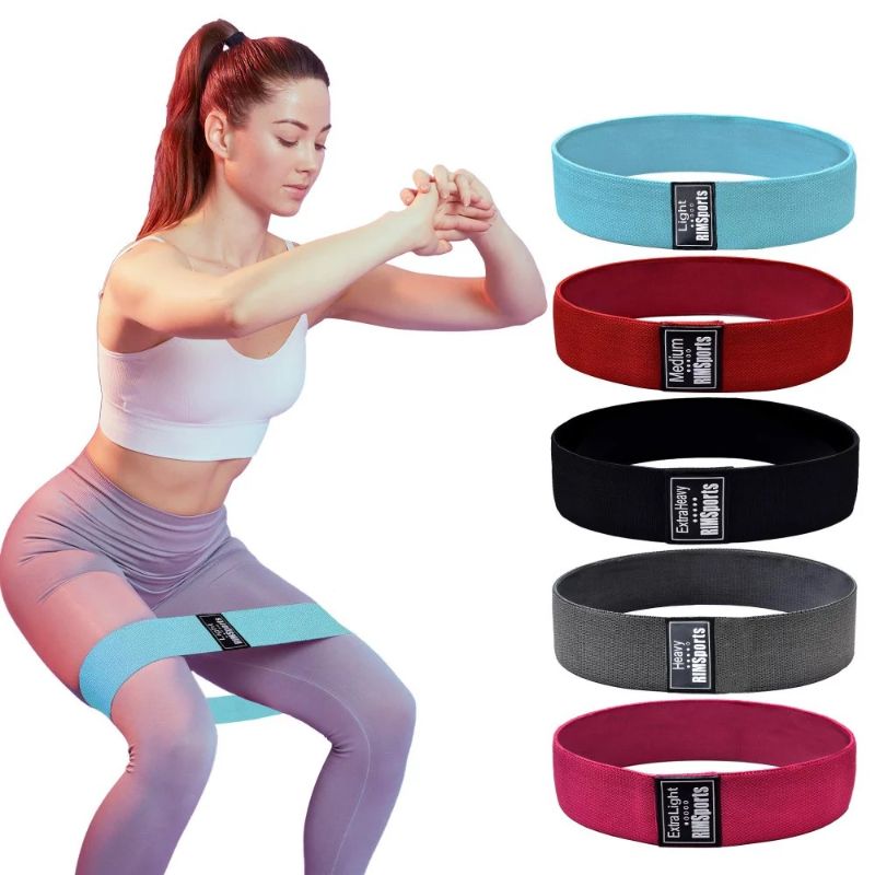 Photo 1 of RIMSports Hip Resistance Bands for Workout Booty Glute Legs and Butt, SET OF 5 