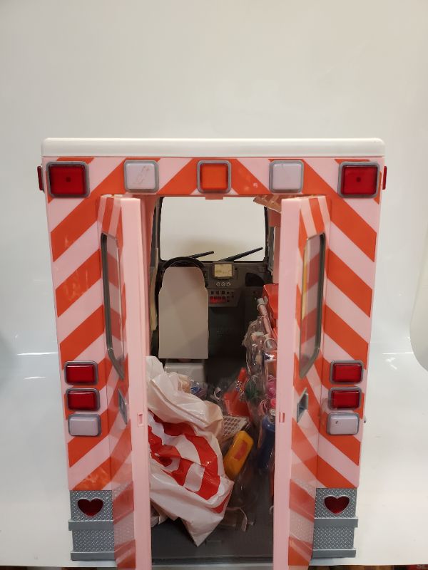 Photo 5 of Our Generation Rescue Ambulance Playset with Electronics for 18" Dolls