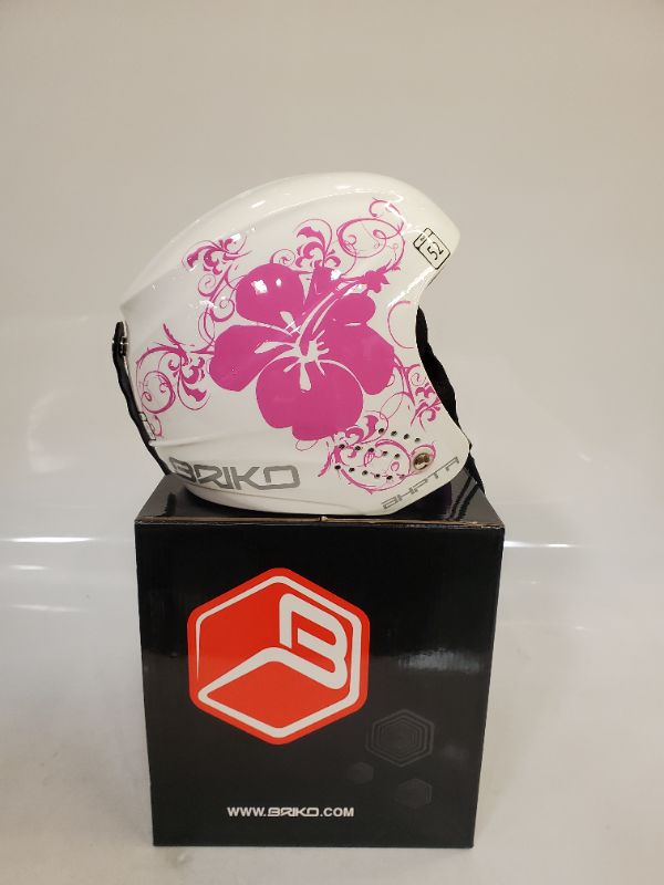 Photo 3 of Briko Rookie Junior Pink Hibiscus Ski Helmet