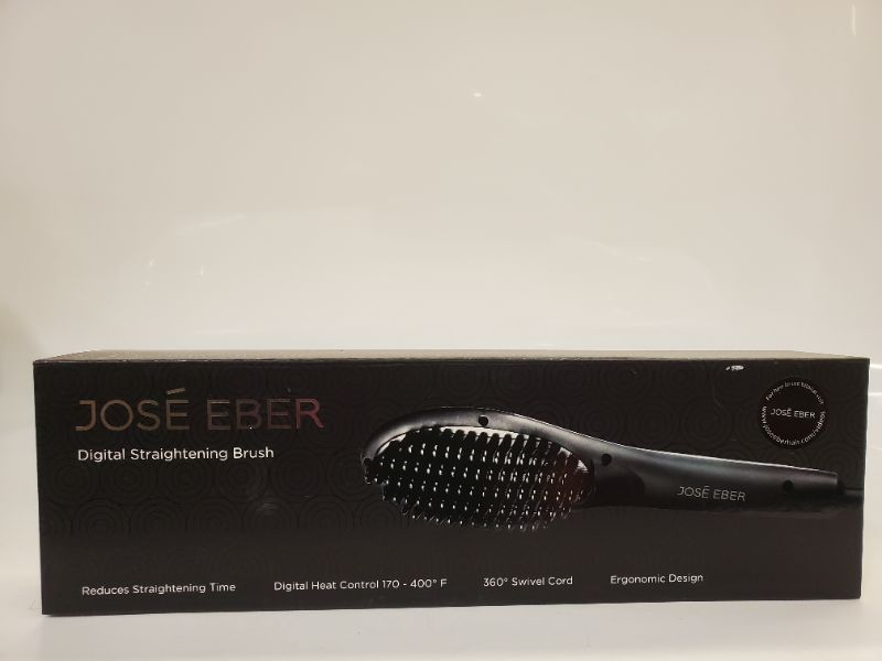 Photo 4 of Jose Ebner Digital Hair Straightening Brush- 3D CERAMIC STRAIGHTENING BRUSH REDUCES STRAIGHTENING TIME AND STATIC UP TO 450 DEGREES F DUAL VOLTAGE 