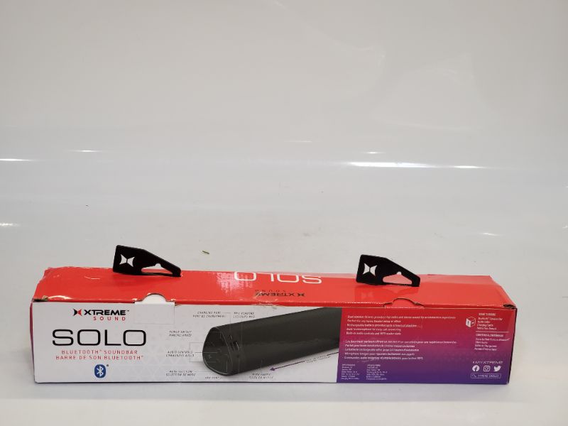 Photo 3 of Xtreme Solo Bluetooth Soundbar, Works with Multiple Devices, Hands-Free Calls, Rechargeable, Micro-SD Card/USB Flash Drive Support