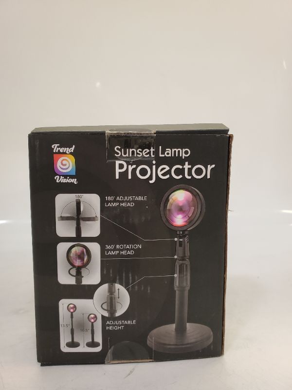 Photo 2 of TREND VISIONS - SUNSET LAMP PROJECTOR 