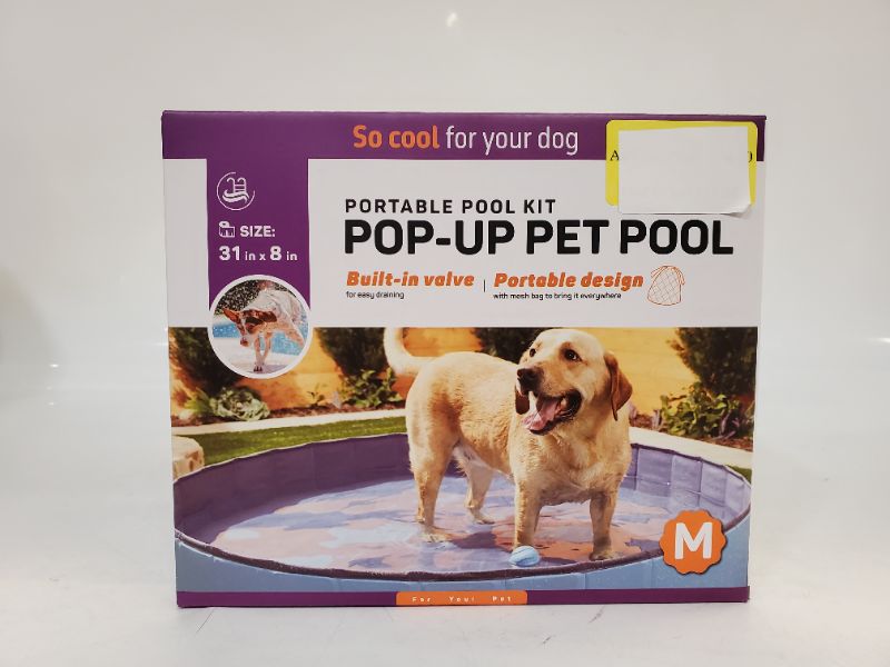 Photo 1 of PORTABLE POOL KIT - POP UP PET POOL (M)