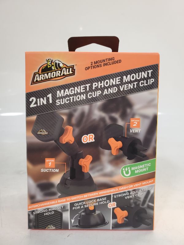 Photo 3 of Armor All - 2 In 1 Magnet Phone Mount