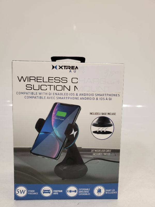 Photo 2 of XXTREME AUTO WIRELESS CHARGER SUCTION MOUNT
