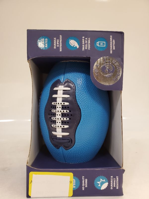 Photo 3 of Bud Light Portable Football Bluetooth Speaker Wide Range Wireless Speakers with Rechargeable Battery IPX6 Waterproof Music 