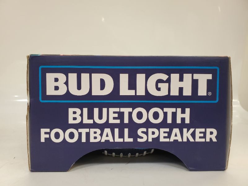 Photo 4 of Bud Light Portable Football Bluetooth Speaker Wide Range Wireless Speakers with Rechargeable Battery IPX6 Waterproof Music 