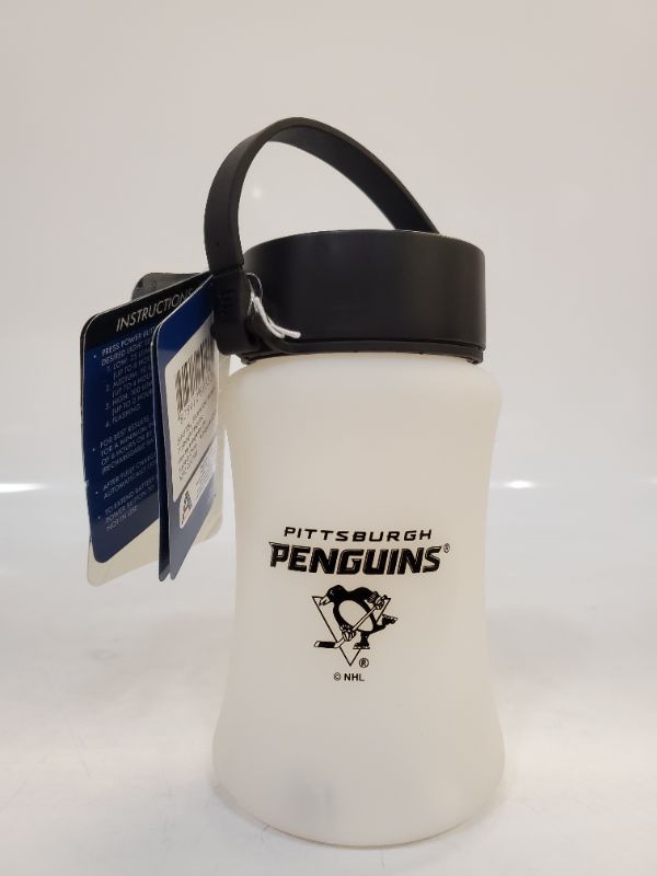 Photo 1 of Evergreen Enterprises NCAA Team Silicone Solar Lantern- PENGUINS 