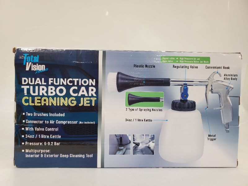 Photo 3 of TOTAL VISION - Dual Function Turbo Car Cleaning Jet Pressure Washer