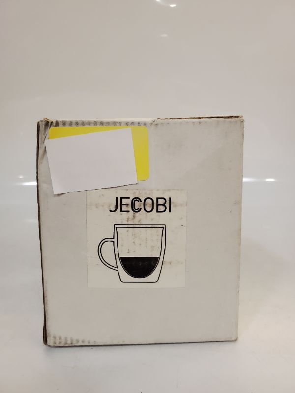 Photo 3 of ONE JECOBI 18OZ GRAIN DOUBLE WALL GLASS BEER MUG -  INSULATED KEEPS YOUR DRINKS COLDER LONGER HEAT RESISTANT STURDY AND DURABLE NEW IN BOX 