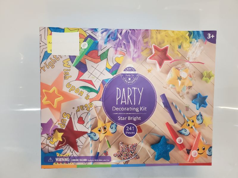 Photo 1 of Crafty Creations Star Bright Party Decorating Kit
