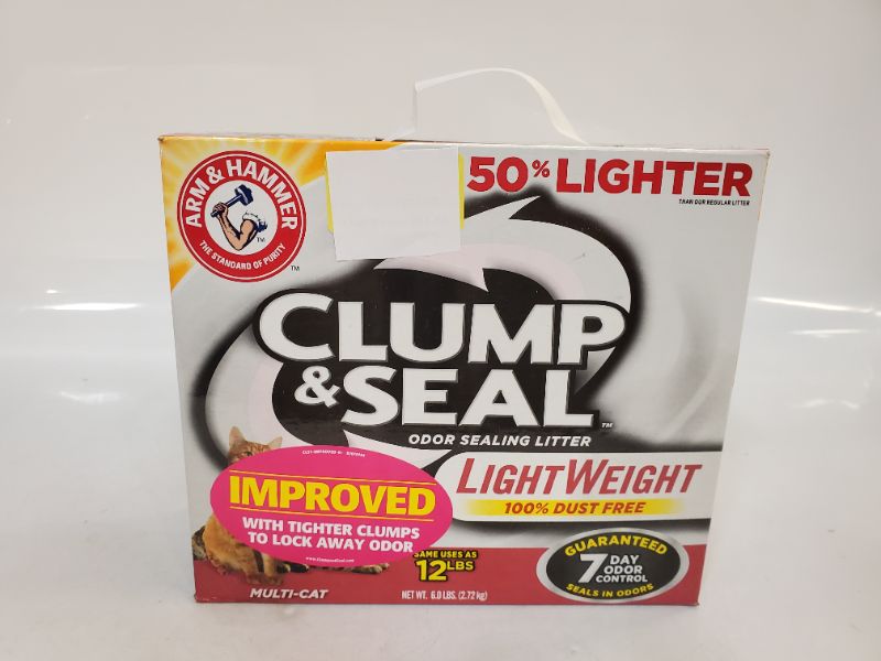 Photo 1 of Arm Hammer Clump Seal Cat Litter - Lightweight- 6LB