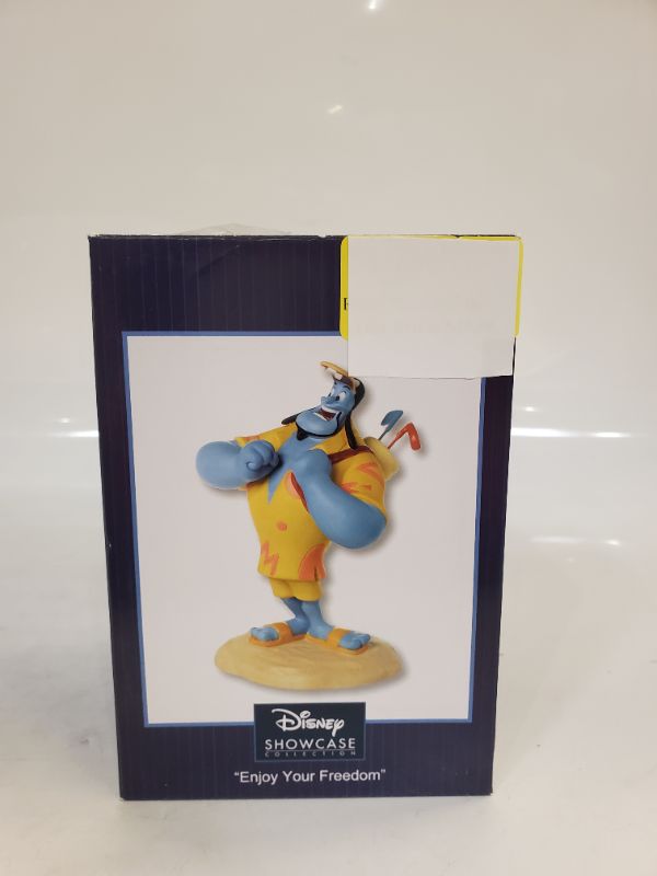 Photo 2 of Precious Moments 172701 Enjoy Your Freedom Bisque Porcelain Figurine Disney Showcase Genie From Aladdin, Multicolor