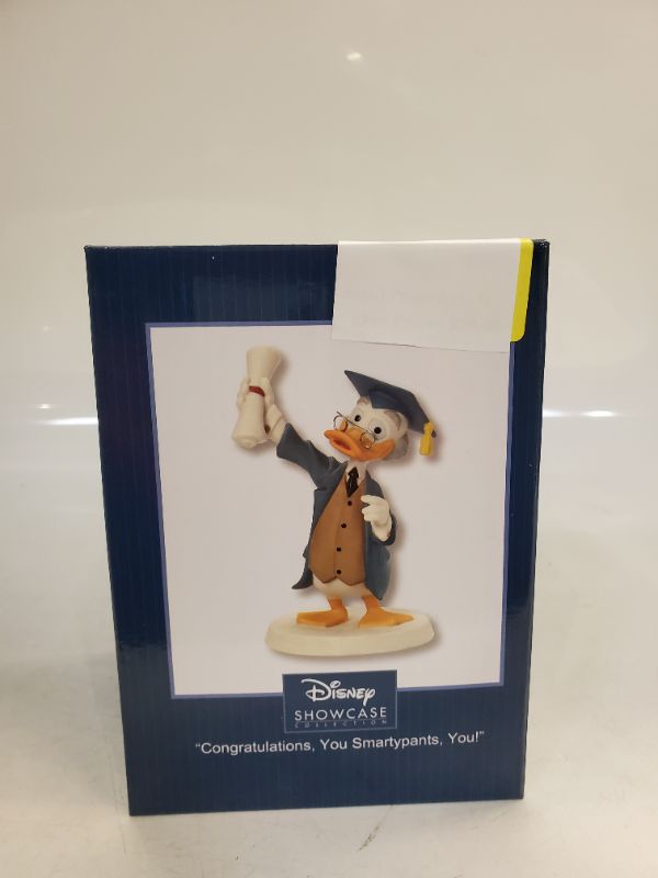 Photo 2 of Precious Moments 164703 Disney Showcase Collection "Congratulations You Smartypants You" Bisque Porcelain Figurine, Multicolor