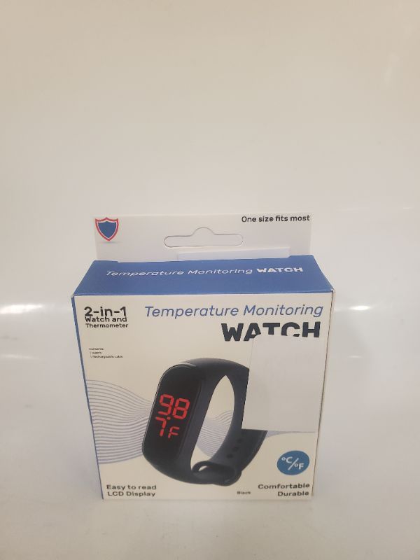 Photo 3 of  2-in-1 Temperature Monitoring Smart Watch 