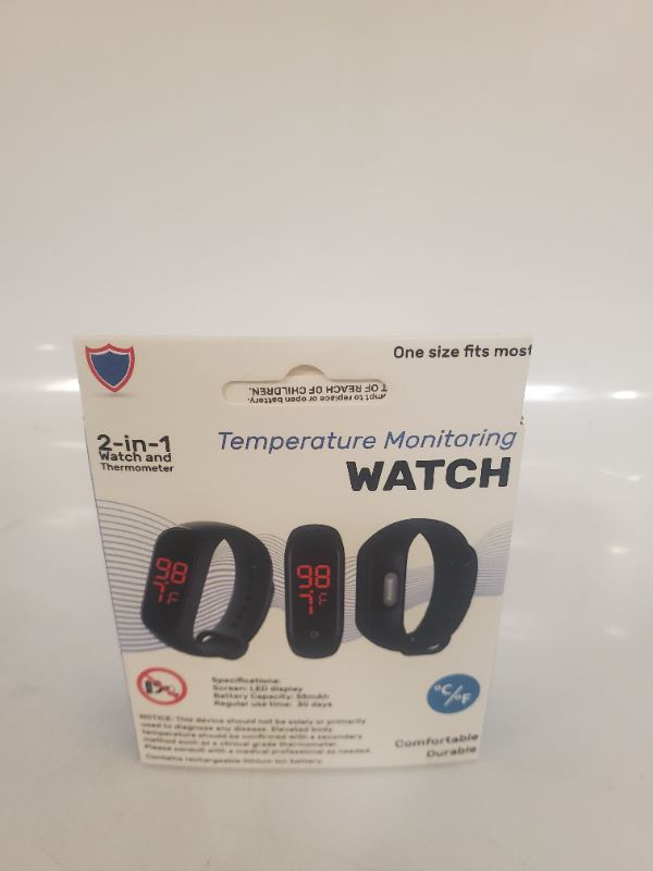 Photo 4 of  2-in-1 Temperature Monitoring Smart Watch 