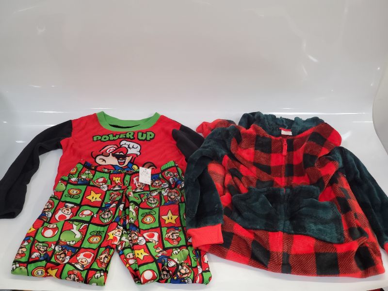 Photo 1 of 3PCS KIDS PJS LOT NEW/USED 