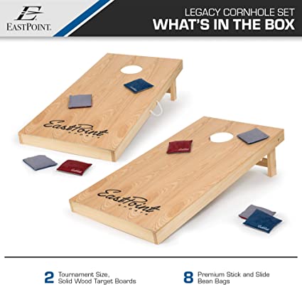 Photo 1 of EastPoint Sports Wood Cornhole Outdoor Game Set  2' x 4' Foot 