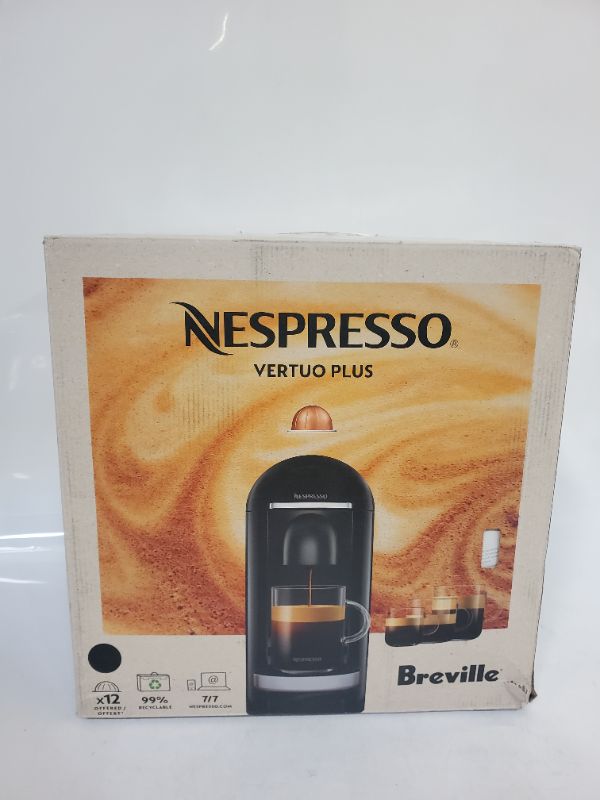 Photo 2 of Nespresso VertuoPlus Deluxe Coffee and Espresso Machine by Breville Black