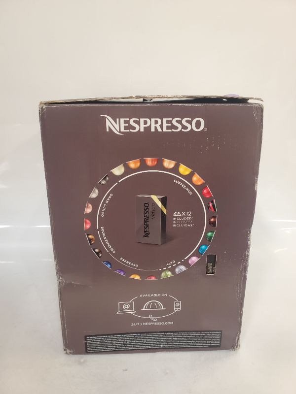 Photo 5 of Nespresso ENV135GY Coffee and Espresso Machine by De'Longhi, Graphite Metal Nespresso Vertuoline Coffee