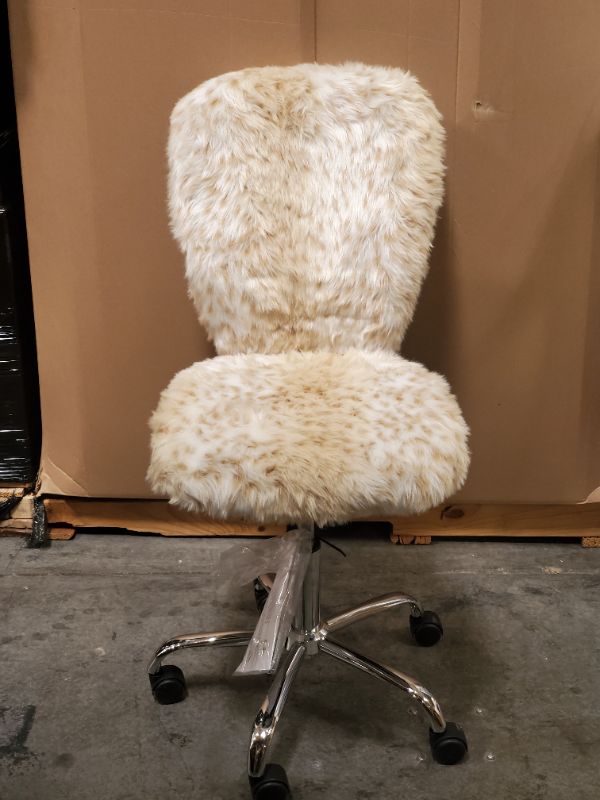 Photo 2 of Linon Faux Armless Office Chair