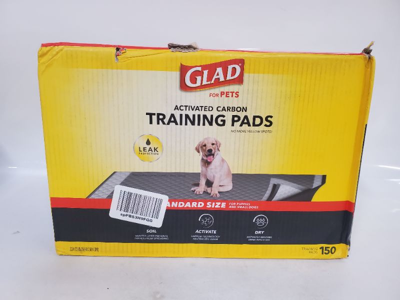 Photo 3 of  Pets Black Charcoal Puppy Pads | Puppy Potty Training Pads That ABSORB & NEUTRALIZE Urine Instantly | New & Improved Quality Puppy Pee Pads, 150 count - Regular - 23" x 23"