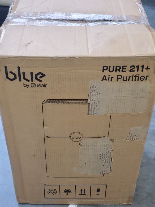 Photo 4 of BLUEAIR Air Purifier Large Room, Air Cleaner for Dust Pet Dander Smoke Mold Pollen Bacteria Allergen, Odor Removal, for Home Bedroom Living Room, Washable Pre Filter, HEPASilent, Blue 211+ (Non-Auto) + Purifier Pack