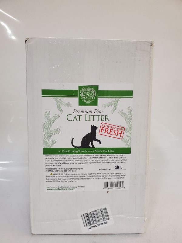 Photo 2 of Small Pet Select - Premium Pine Pelleted Cat Litter 25 Lb