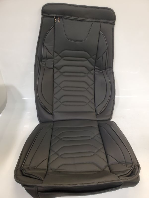 Photo 1 of 2PC UNIVERSAL CAR SEAT COVER - BLACK 