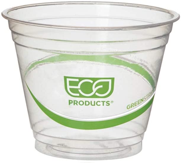 Photo 1 of Eco Products GreenStripe Cold Drink Cups, 9oz, Clear, 50/Pack EP-CC9S-GSPK