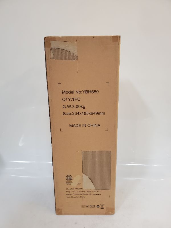 Photo 4 of 24" Space Heater, Voweek 1500W PTC Fast Heating Ceramic Heater for Office, Large Room, Indoor Use, Bedroom, Electric Heater with Thermostat, Remote, 3 Modes, ETL Certified, 12H Timer, 90° Oscillating MODEL YBH680