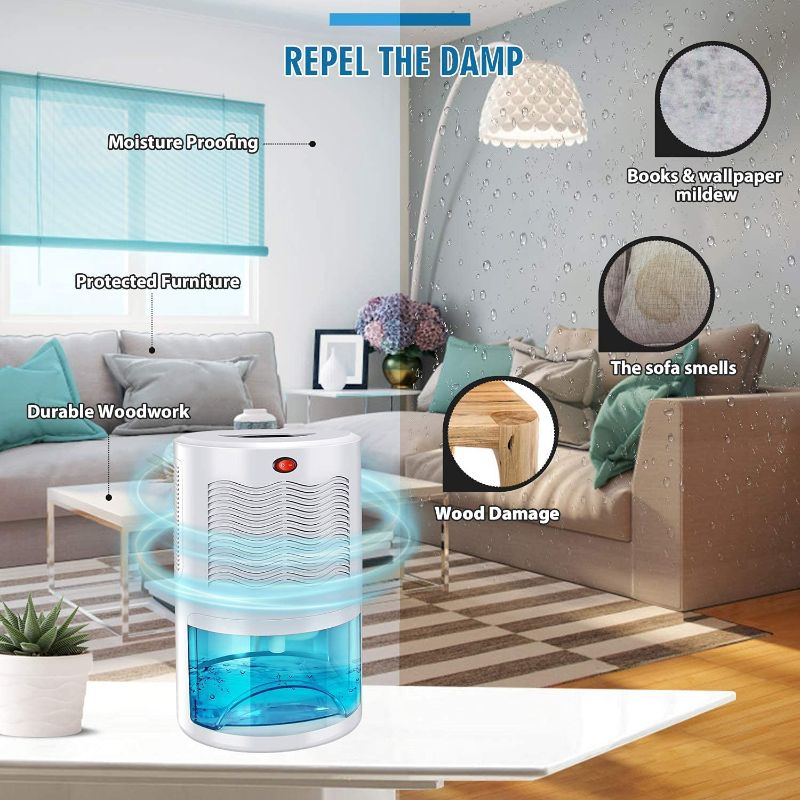 Photo 1 of Dehumidifier for Home, Up to 680 Sq.ft Dehumidifiers for Bedroom Bathroom Small Quiet Portable