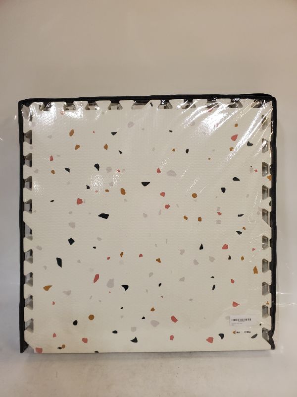 Photo 6 of Terrazzo Playmat, 6ft x 4ft, Non-Toxic, Eco-Friendly, Large, Puzzle Playmat (Multi)
