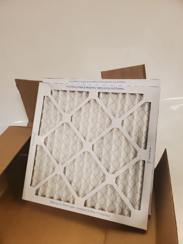 Photo 5 of 2PC Aerostar 14x14x1 MERV 13 Pleated Air Filter, AC Furnace Air Filter