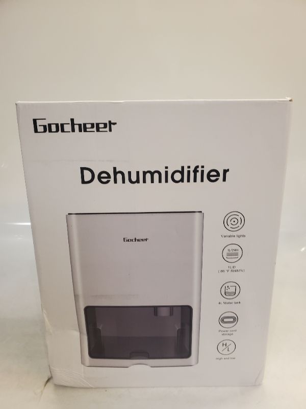 Photo 4 of Gocheer 4000ml(135oz) Dehumidifier for Home,7000 Cubic Feet(720 Sq.ft) Quiet Dehumidifier with Auto-Off and 2 Working Modes, Portable 