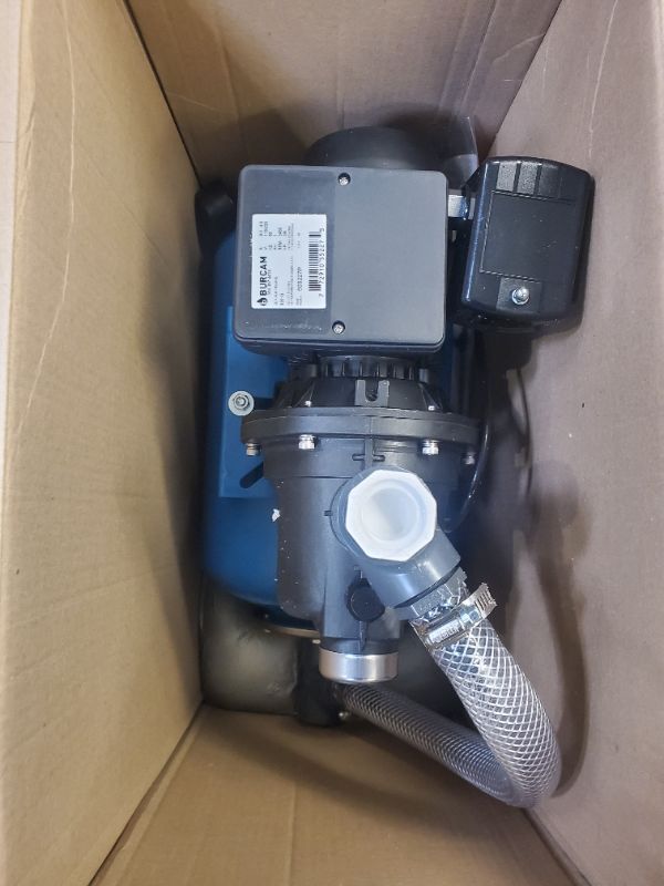 Photo 3 of BURCAM 506227P 3/4 HP Noryl Shallow Well Jet Pump System