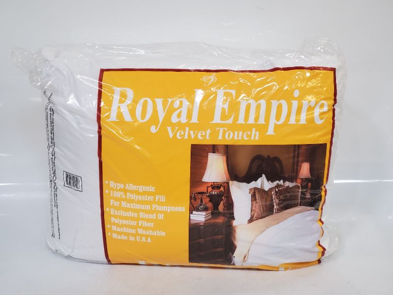 Photo 2 of Royal Empire Velvet Touch Dual Pack Pillow Set 