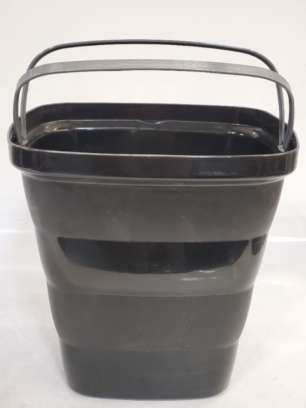 Photo 4 of Glad Metro Plastic Waste Bin – 14L, Rectangle with Bag Ring, -Black