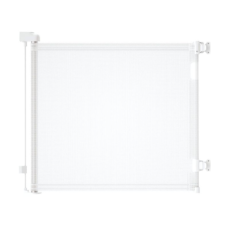 Photo 1 of EASY BABY SAFETY RETRACTABLE GATE -FITS OPENINGS 13"X55"- WHITE 