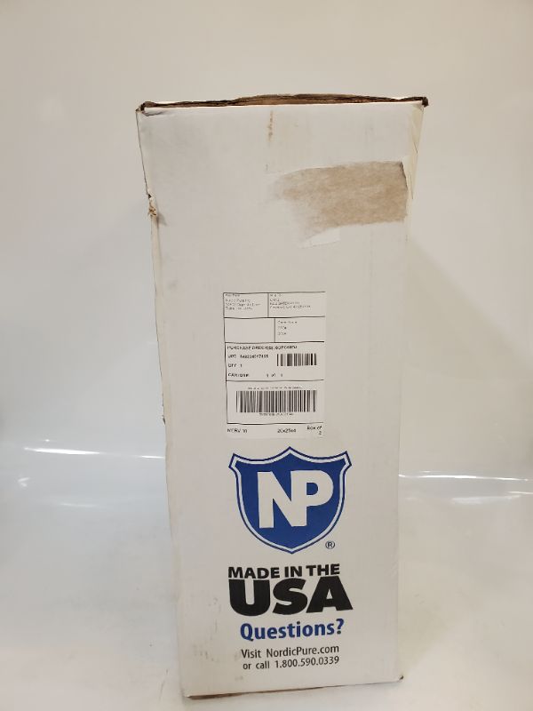 Photo 1 of Nordic Pure 20x25x4 MERV 10 Pleated AC Furnace Air Filters 2PC 