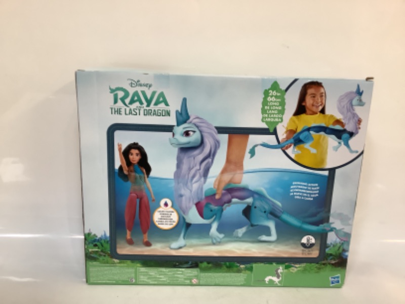 Photo 4 of Disney's Raya and The Last Dragon Color Splash Raya and Sisu Dragon, Water Toy for Kids 3 and Up 