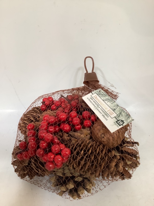 Photo 1 of 3 BAGS OF CHRISTMAS PINECONES DECOR