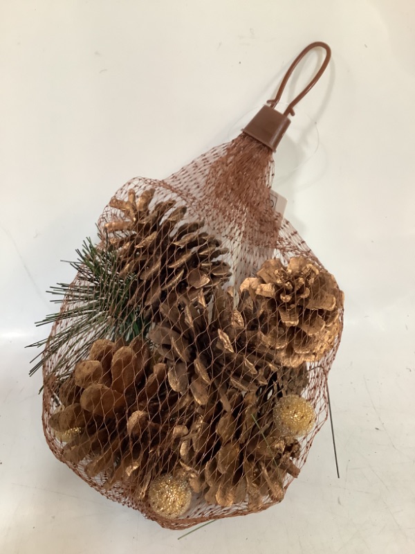 Photo 1 of 3 BAGS OF CHRISTMAS PINECONES DECOR