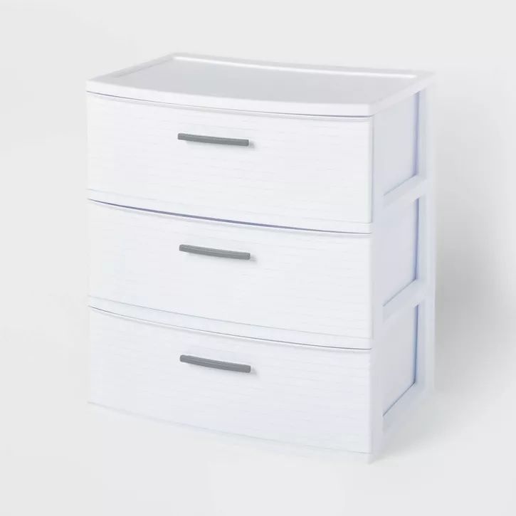 Photo 1 of  Brightroom - 3 Drawer Wide Tower - White