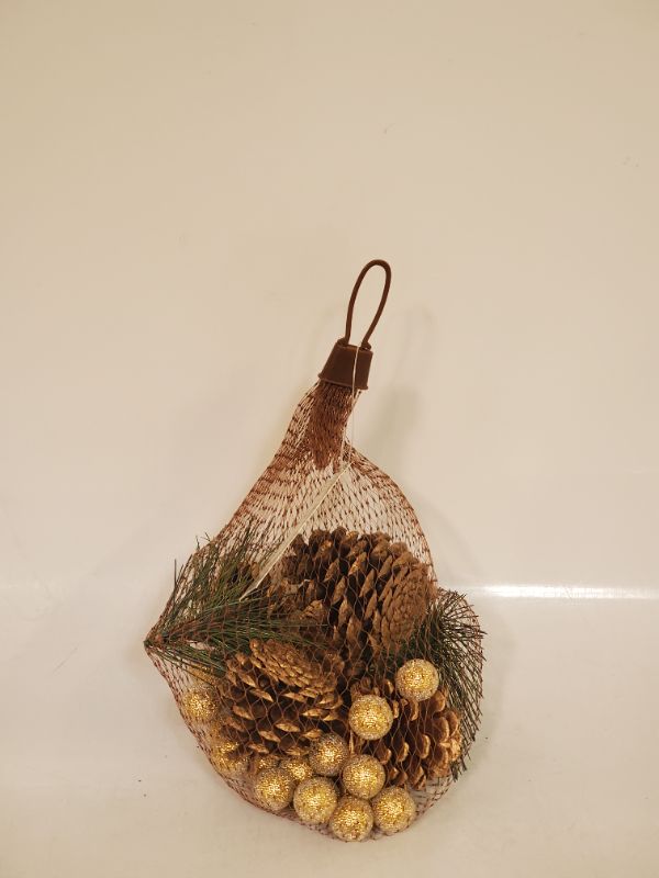 Photo 3 of 3 BAGS OF CHRISTMAS PINECONE DECOR 