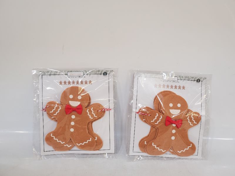 Photo 1 of 2 Pack  - GingerBread Man Banner 