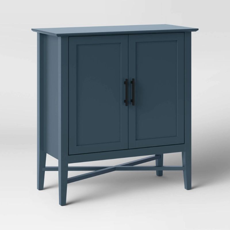 Photo 1 of Elloree Storage Cabinet Navy - Threshold