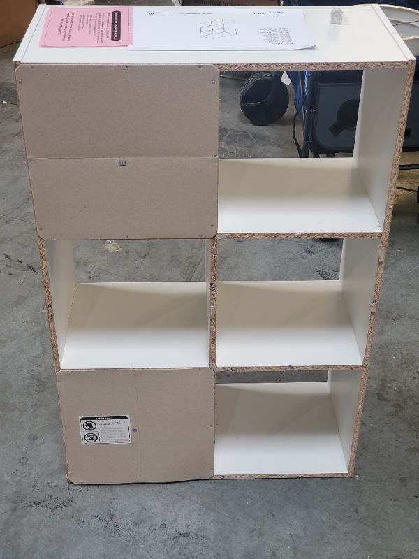 Photo 4 of Room Essentials - 11" 6 Cube Organizer Shelf - WHITE